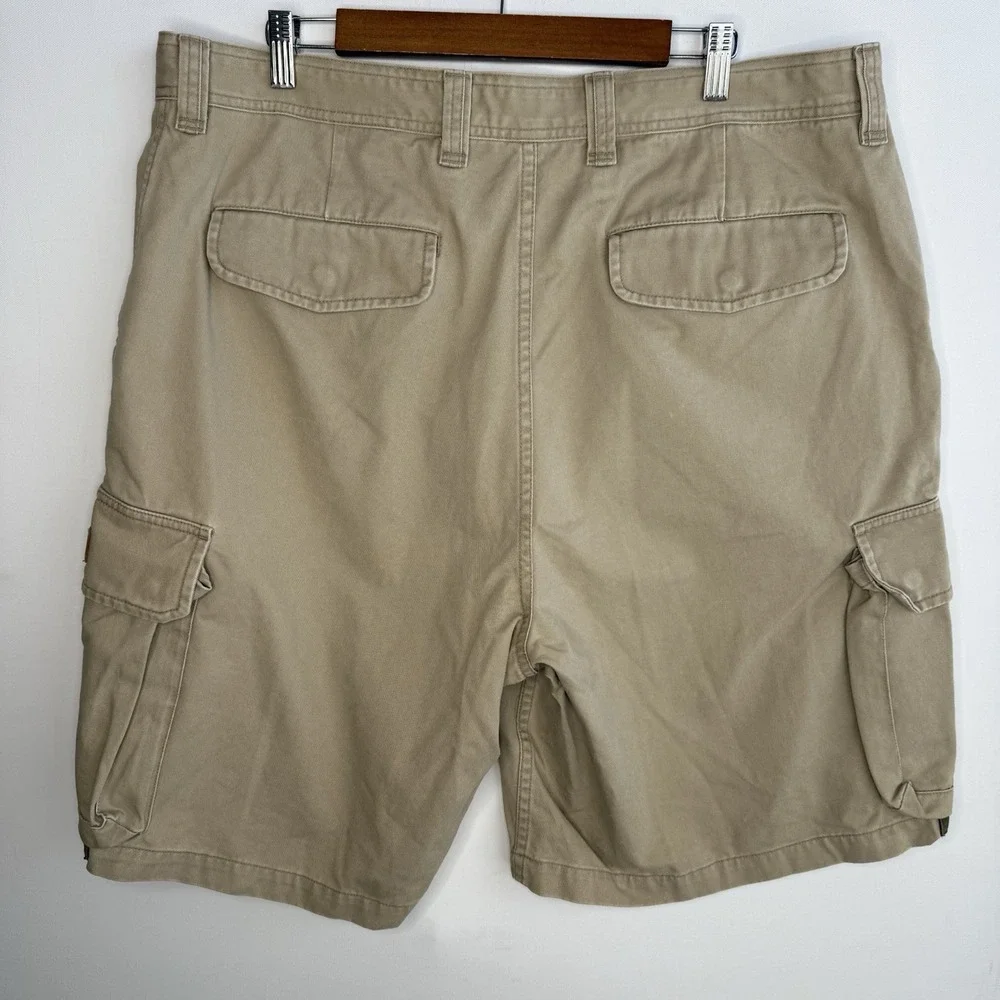 VTG Polo‎ Jeans Co Ralph Lauren Military Surplus Cargo Shorts Mens 40x10 Beige
